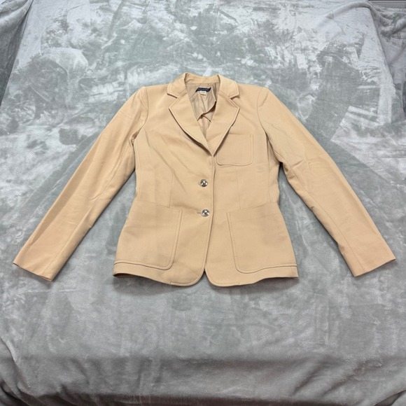 Tommy Hilfiger Jackets & Blazers - Tommy Hilfiger Blazer Size 4 Beige/Cream Cotton Blend Business Career Jacket
